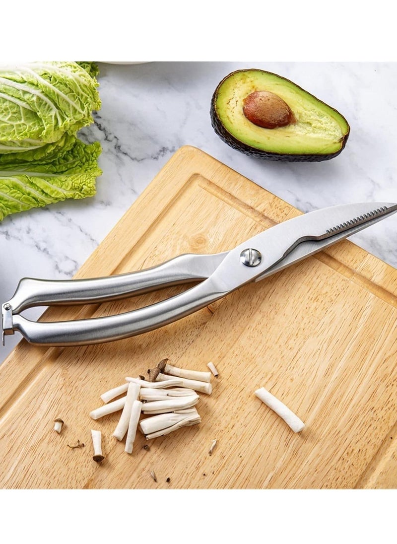ALMUFARREJ Multifunctional stainless steel poultry shears for cutting chicken and fish  - Image 3