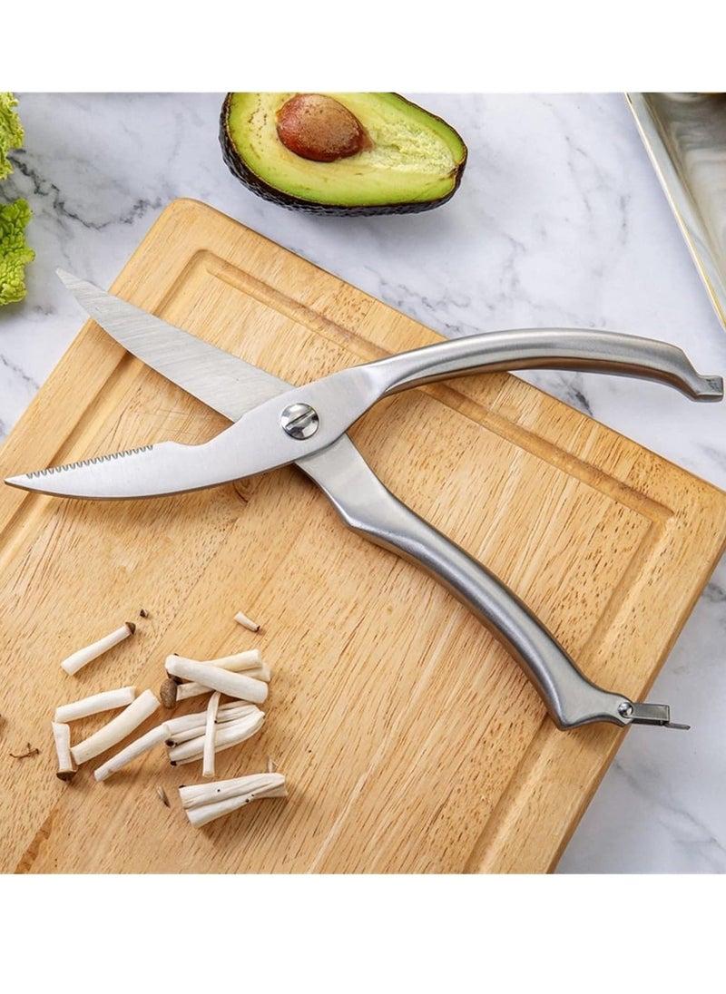 ALMUFARREJ Multifunctional stainless steel poultry shears for cutting chicken and fish  - Image 4