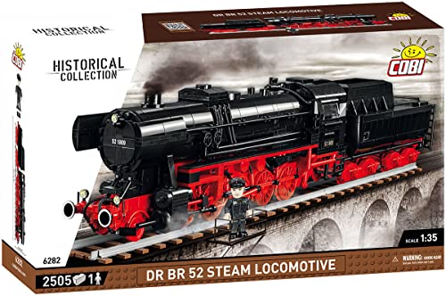 COBI Historical Collection DR BR Class 52 Steam Locomotive Building Set 2505 Pieces - Image 5