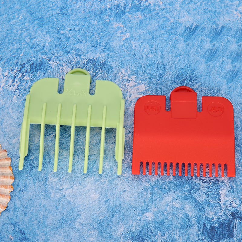 Hair Clipper Guide Comb: 2Pcs Set - Humanized Smooth Round Teeth, Scratch-Resistant Design Trimming Guide Comb for At-Home Hair Cutting & Grooming - Image 4