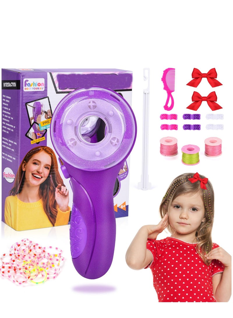 Daytoyz Hair Braider, Automatic Hair Braider, Hair Braiding Machine, Bead Hair Accessory for Girls Machine, Hair Styling Kit for 6-10 Years Old Kids - Image 1
