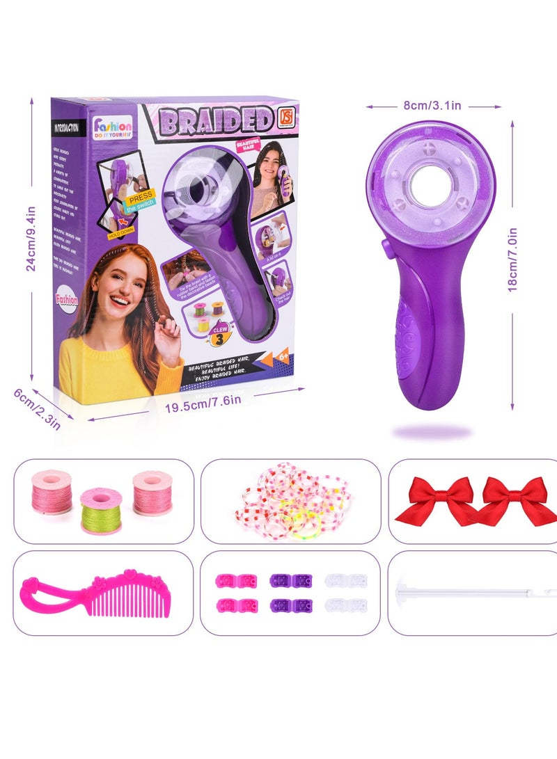Daytoyz Hair Braider, Automatic Hair Braider, Hair Braiding Machine, Bead Hair Accessory for Girls Machine, Hair Styling Kit for 6-10 Years Old Kids - Image 2