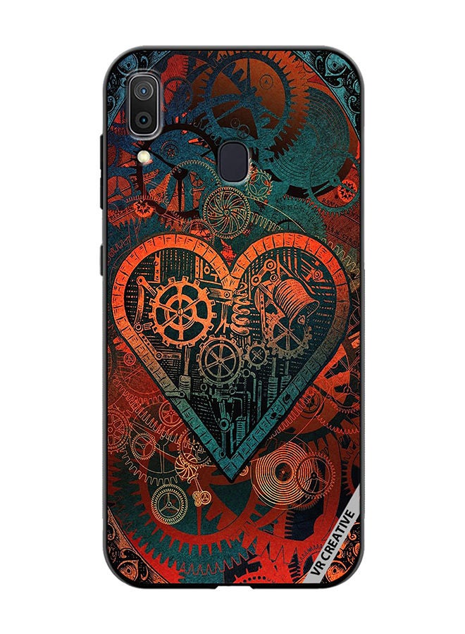 VR CREATIVE Protective Case Cover For Samsung Galaxy A30 Abstract Design Multicolour - Image 1