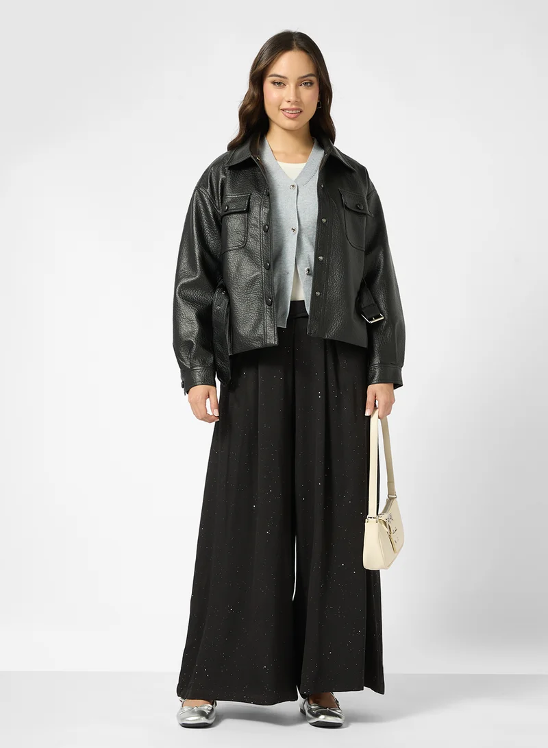 Ginger Wide Leg Volume Trousers