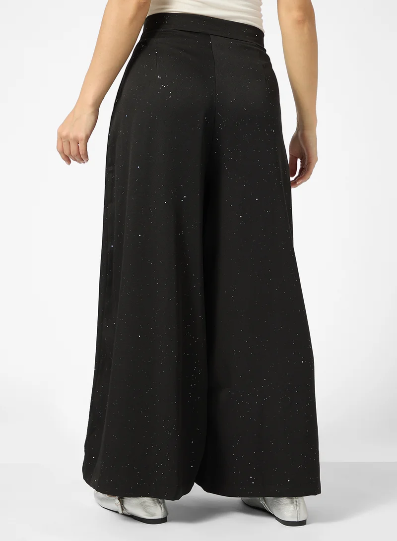 جينجر Wide Leg Volume Trousers