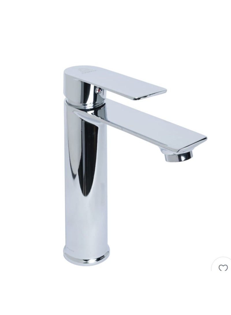 خلاط مغسلة إيطالي كروم بتصميم عصري وتشطيب فاخر مقاوم للصدأ مع تحكم سلس في تدفق وحرارة المياه - Image 2