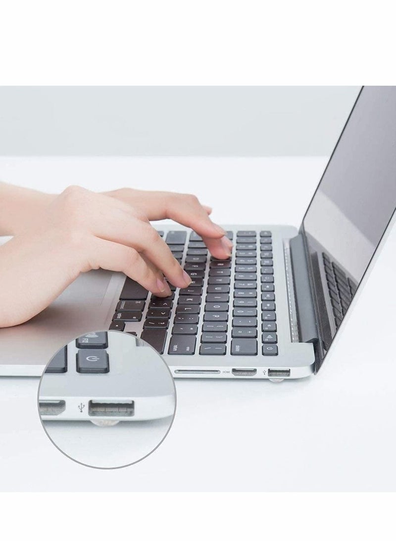 Y&D 200 Pieces Rubber Feet Pads Adhesive Buffer Door Bumpers Self Stick Noise Dampening Small Clear Soft Silicone Close Cabinet & Furniture 9 mm Diameter x 3 (Clear) - Image 3