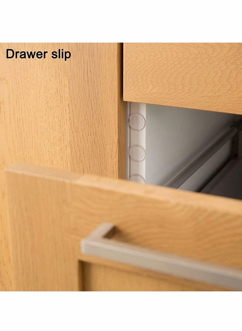 Y&D 200 Pieces Rubber Feet Pads Adhesive Buffer Door Bumpers Self Stick Noise Dampening Small Clear Soft Silicone Close Cabinet & Furniture 9 mm Diameter x 3 (Clear) - Image 5