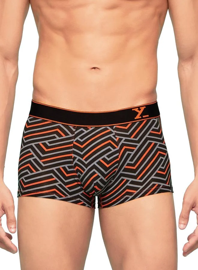 XYXX Pack of 2 - Men Printed Breathable Cotton Trunks