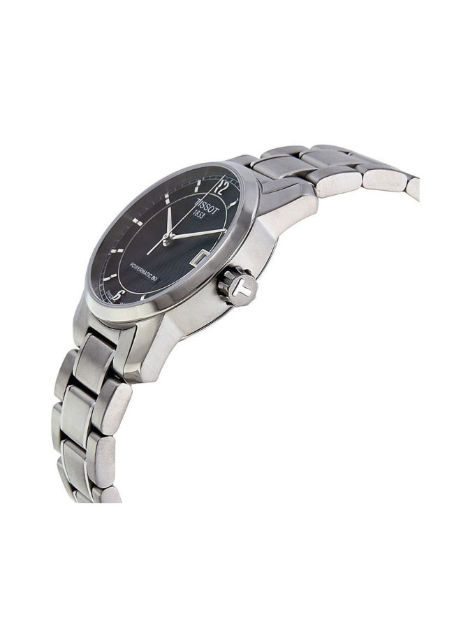 TISSOT T-Classic Automatic Black Dial Titanium Ladies Watch  - Image 2