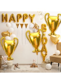 6 Packs Gold Champion Foil Balloons Championship Mylar Trophy Balloon The First Prize Sport Balloons Basketball Soccer Football Anniversary Birthday Games Party Decorations - pzsku/Z58D2F75F7E92E5920049Z/45/_/1692166320/6d654425-7816-4633-8fd3-cf794ede3823