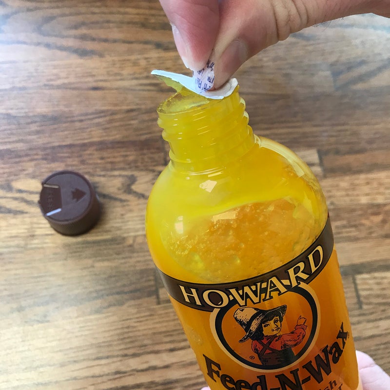 Howard Products Beeswax Wood Polish & Conditioner, Feed-N-Wax, Beeswax Furniture Polish For Wood, 16 Oz, Orange - Image 3