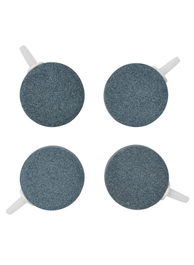 Pawfly Aquarium Air Stone Disc Bubbler 1.5 inch, Oxygen Diffuser Airstone for Nano Air Pumps Fish Tanks Buckets Small Ponds and DWC Reservoirs, 4 Pack - Image 1
