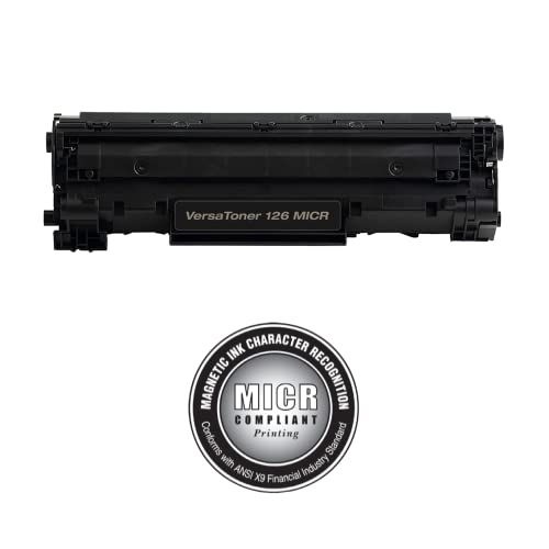 VersaCheck VersaToner - 126 (3483B001) MICR Toner Cartridge for Check Printing - Compatible with VersaCheck Canon M15 MX, Canon imageCLASS LBP6200D, LBP6230dw Printers, Black - Image 3