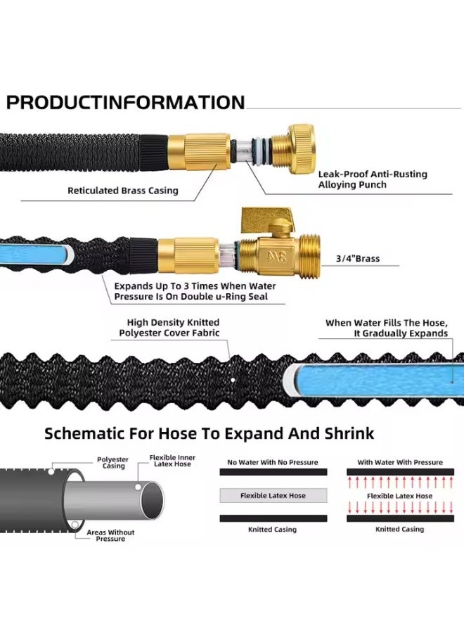 لي غسيل مياه قابل للتمدد من 5م حتى 15م – خفيف الوزن ومتين للحديقة والحوش - Image 4