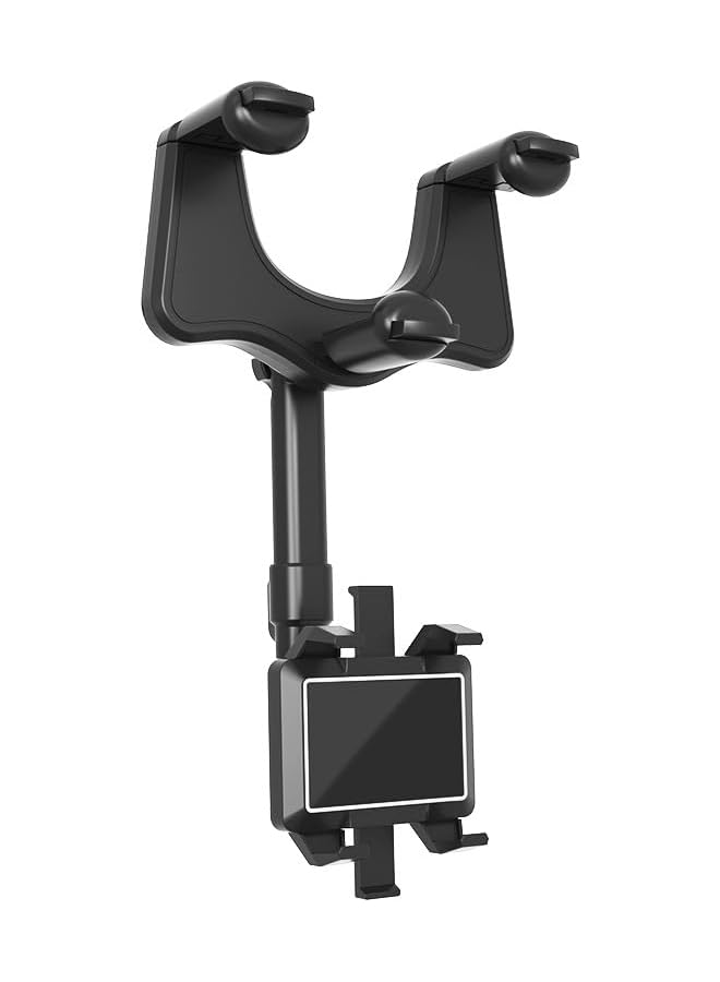 S-TOP 360°Rotatable Retractable Car Phone Holder, Car Rearview Mirror Bracket, Multifunctional Adjustable Universal Phones Holder, Universal Phone GPS Phones Mount Holders for All Smartphones - Image 1