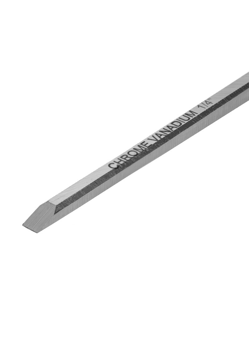 GEEPAS Geepas Toolz 1/4" Wood Chisel- GT59349, High-Quality Cr-V Construction, Induction Hardened, Equipped with TPR Handle, Light-Weight and Durable, Ideal for DIY, Home Improvement, General Repairs, Mainte  - Image 2