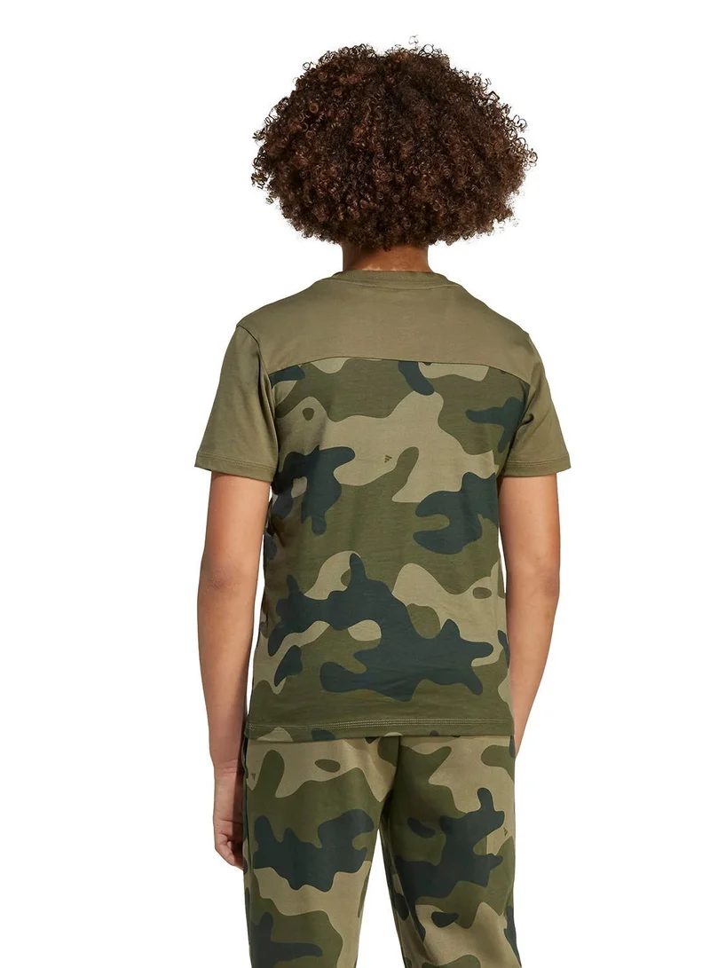Adidas Youth Seasonal Essential Camo T-Shirt