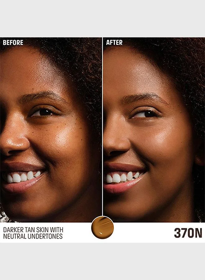 Make Up For Ever 370N (Sandalwood) Hd Skin-Balancing & Perfecting Foundation​ - 370N (Sandalwood) for Women | Best Price UAE