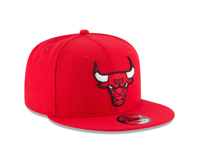 NEW ERA NBA Chicago Bulls Men's 9Fifty Team Color Basic Snapback Cap, One Size, Red - Image 4