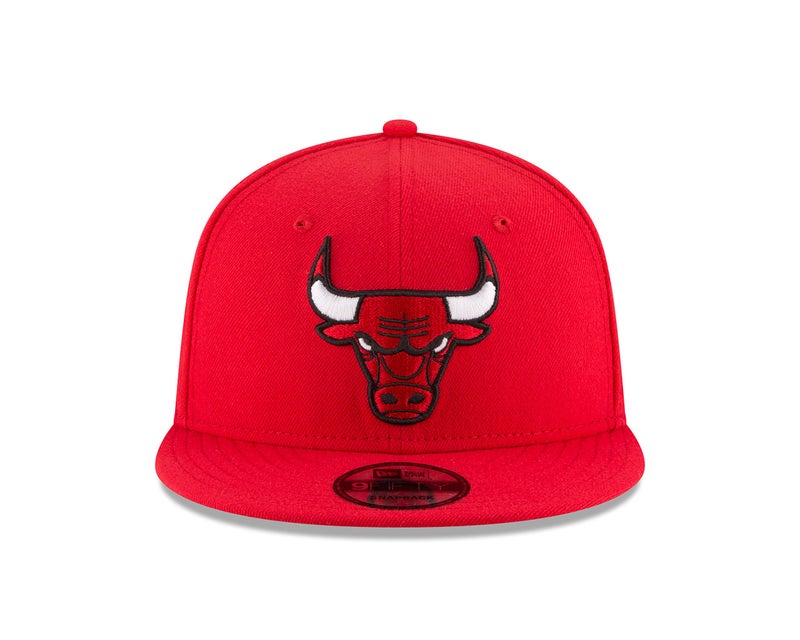 NEW ERA NBA Chicago Bulls Men's 9Fifty Team Color Basic Snapback Cap, One Size, Red - Image 2