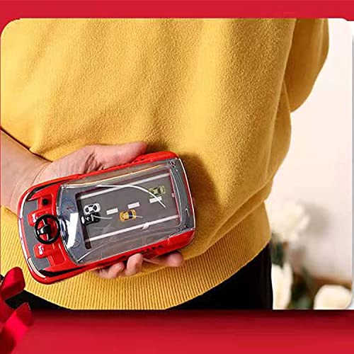 Goyal's Hand-Held Car Game Toy with Auto-Stop Crash Feature, Battery Operated Racing Puzzle Adventure Machine with Steering Wheel, Simulation Speed Car Toy for Kids (3+ Years) - Image 2