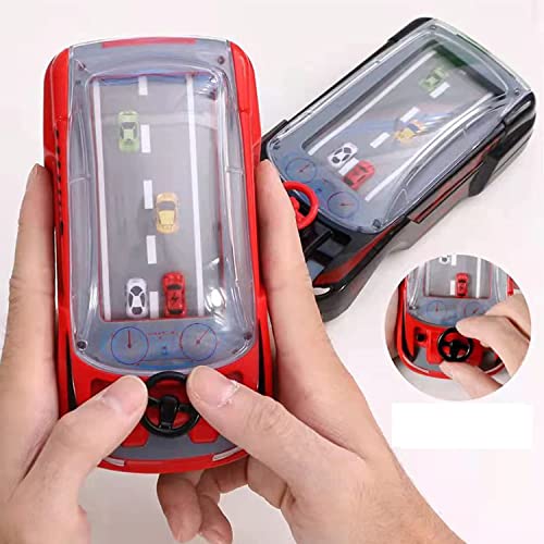 Goyal's Hand-Held Car Game Toy with Auto-Stop Crash Feature, Battery Operated Racing Puzzle Adventure Machine with Steering Wheel, Simulation Speed Car Toy for Kids (3+ Years) - Image 3