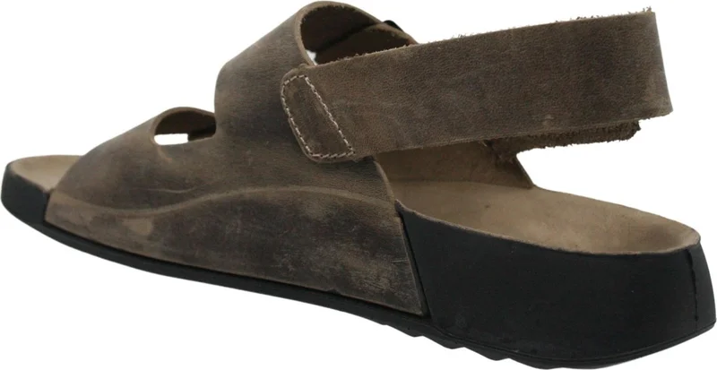 سكوتر Sand Color Leather Men's Daily Anatomical Sandal M7012CKU