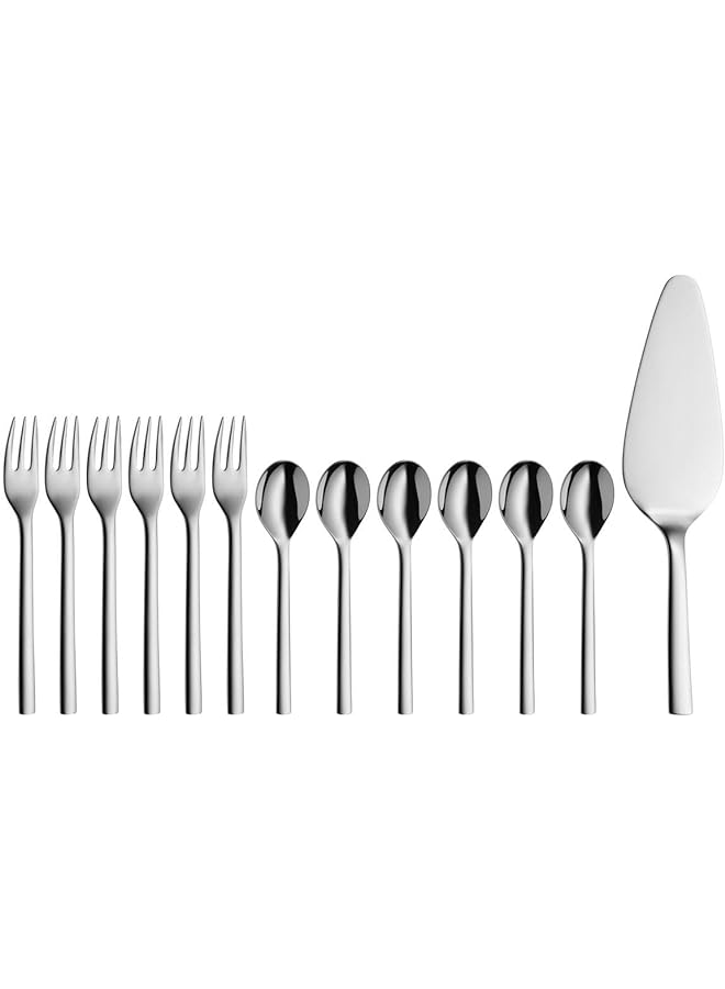 WMF Nuova Cake Set Silver Wm 12 9137 6040 13 Pieces