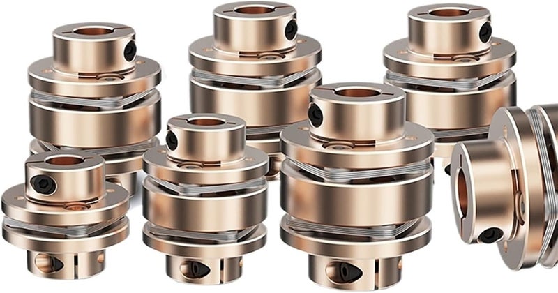 Flange Coupling LE D68L54/74 Flexible Motor Shaft Coupler Aluminium Diaphragms Universal Joint for 3D Printer Cardan(LE1-B-D68L54-15X15) - Image 2