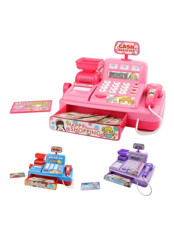 نيبمينينت Simulation Market Cash Register with Light Music Kids Pretend Play Toy - Image 3