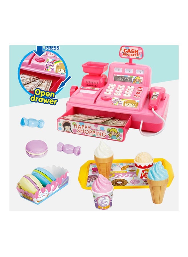 نيبمينينت Simulation Market Cash Register with Light Music Kids Pretend Play Toy - Image 4