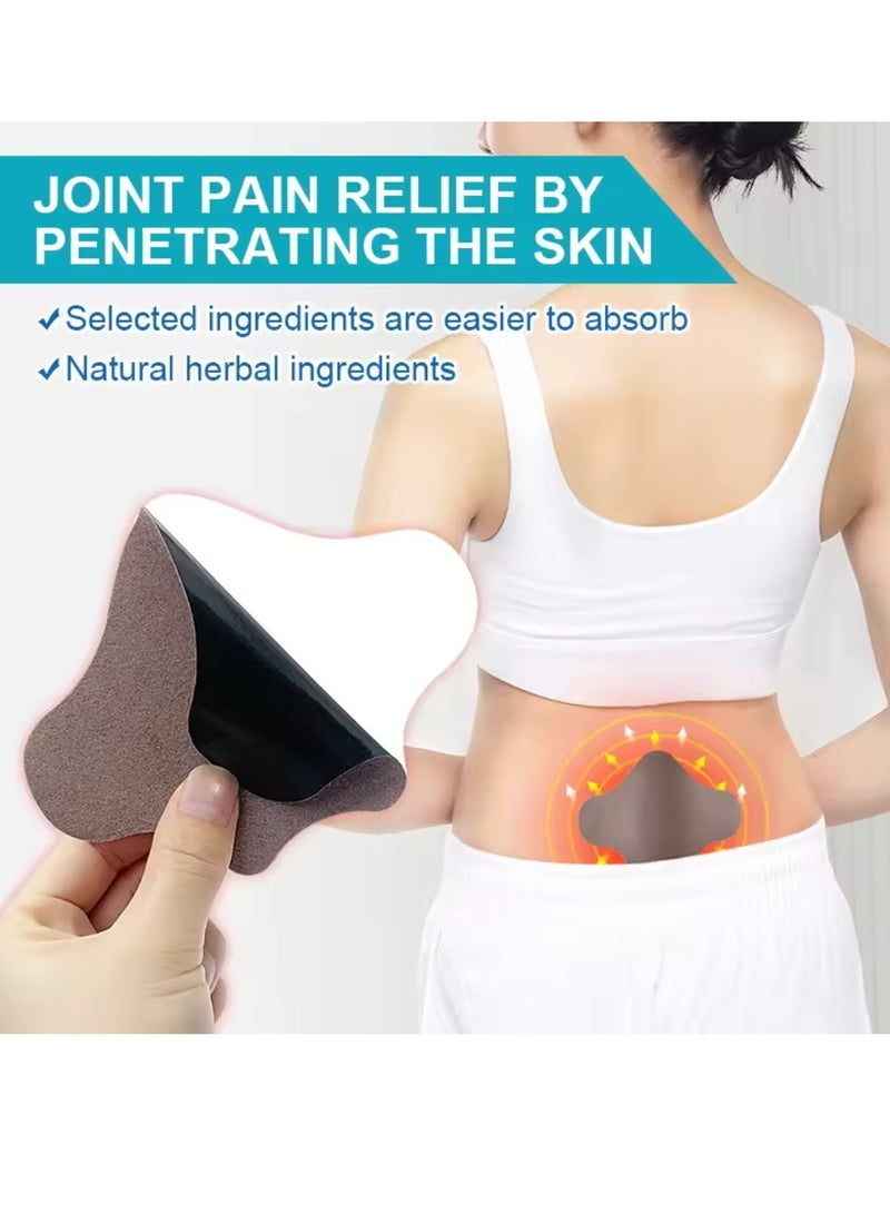 KanyeHB 12Pcs Lumbar Pain Relief Patch Joint Pain Relieving Patches for Lumbar Vertebra 8 to 12 hour Strength Pain Relief Patch for Back Pain Herbal Patches for Lumber Muscle Strain - Image 2