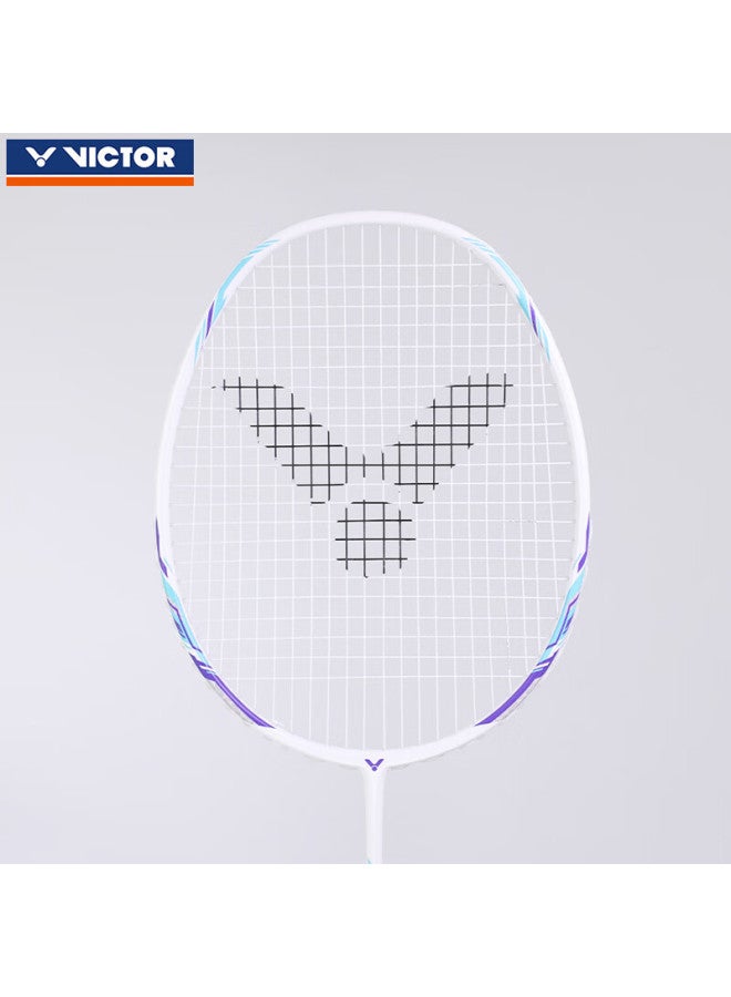 Victor Victor Tk-ares Carbon Fiber Badminton Racket Set (pink, 2 Rackets With Strings And Grip)  - Image 2