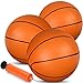 Gamtec Mini Toy Basketballs Small 6 Inch Replacment Ball for Indoor Mini Basketball Hoop 6 Small Replacement Basketball Toddler Balls Beach Sand Toy Rubber Ball for Inflatable Pool Hoop Kids Adult - Image 3