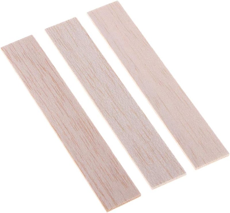 klarako50/90/110/150/180mm Long Natural Balsa Sticks Strips For Modeling DIY Crafts klarakoWood, 20 Pieces 110mm - Image 5