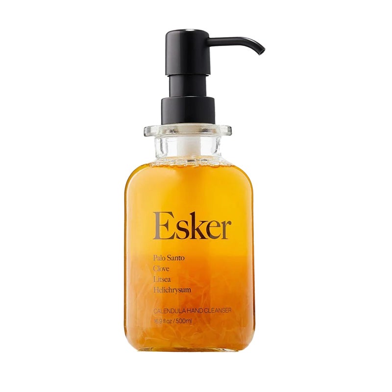 ESKER  Natural Calendula Hand Cleanser  PlantBased CrueltyFree Clean Beauty 169 fl oz  500 ml  Glass