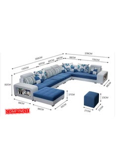 Comfynest New Model Sofa Set 7 Seater Unique Design Perfect For your Living Room  - Image 2