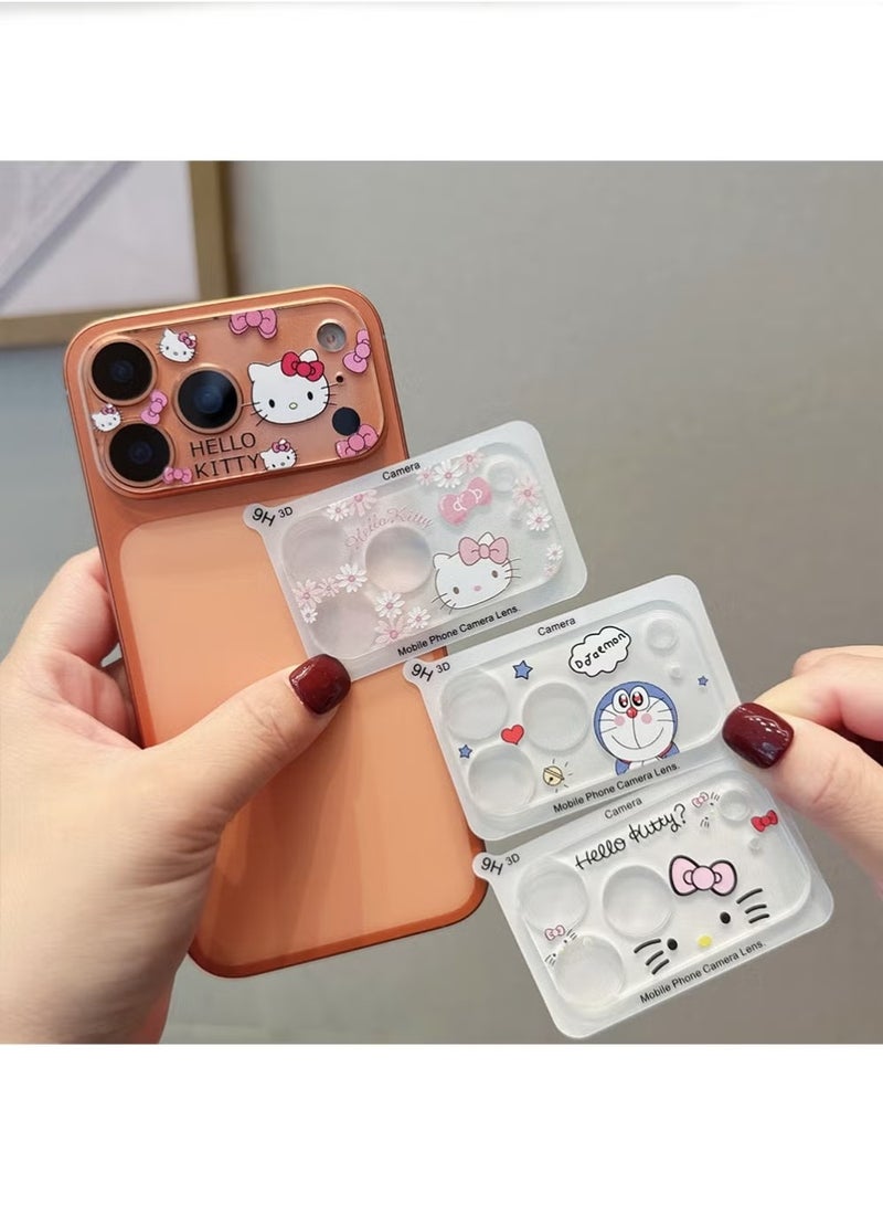 جيماتور 4Pack واقي عدسات كاميرا iPhone 17 Pro Max، مضاد للوهج عالي الدقة، متوافق مع الغطاء، زجاج مقوى فائق النحافة 9H، مقاوم للخدوش، واقي عدسات لـ iPhone 17 Pro Max، مضاد للخدوش وبصمات الأصابع - شفاف لطيف - Image 1