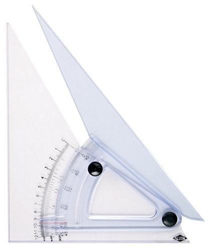 Alvin 12-Inch Computing Trig-Scale Adjustable Triangle (LX712K) - Image 1