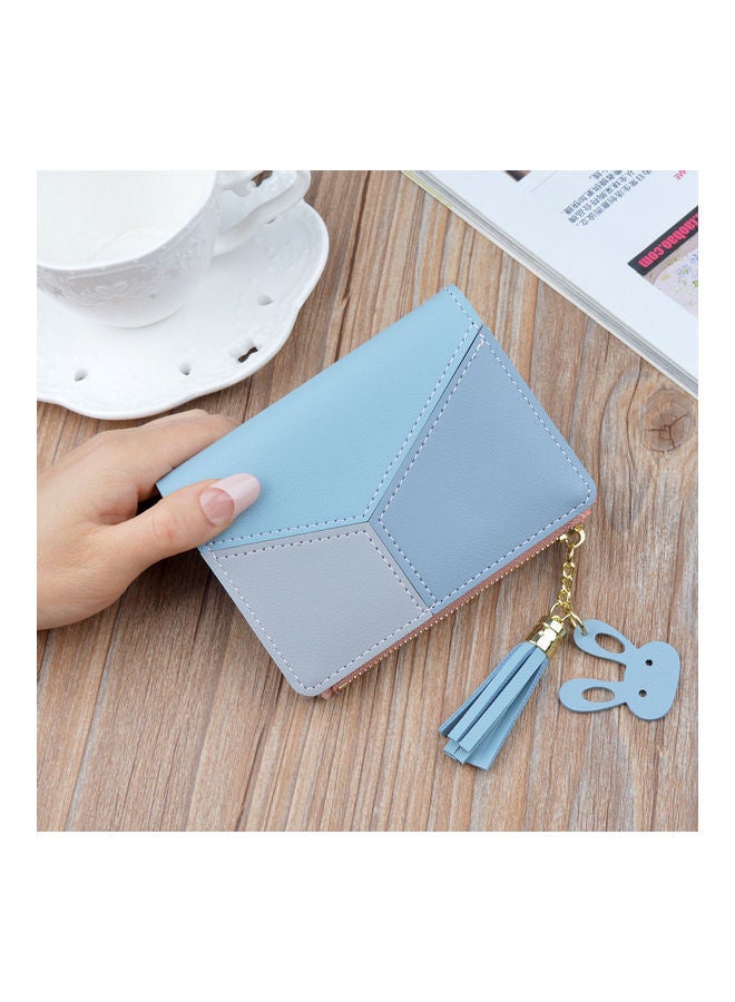 NIBEMINENT Tassel Detail Wallet Blue 