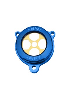 Generic غطاء فلتر زيت باللون الأزرق مصنوع باستخدام آلة CNC لدراجة Yamaha Raptor 700R، قطعة واحدة  - Image 1