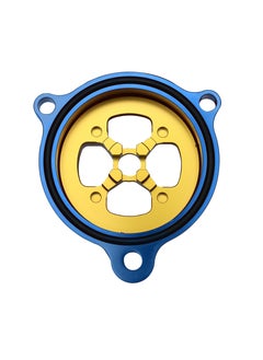 Generic غطاء فلتر زيت باللون الأزرق مصنوع باستخدام آلة CNC لدراجة Yamaha Raptor 700R، قطعة واحدة  - Image 2