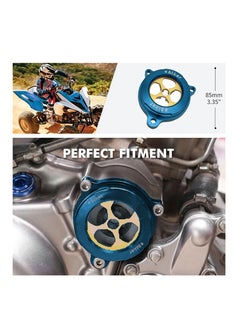 Generic غطاء فلتر زيت باللون الأزرق مصنوع باستخدام آلة CNC لدراجة Yamaha Raptor 700R، قطعة واحدة  - Image 5