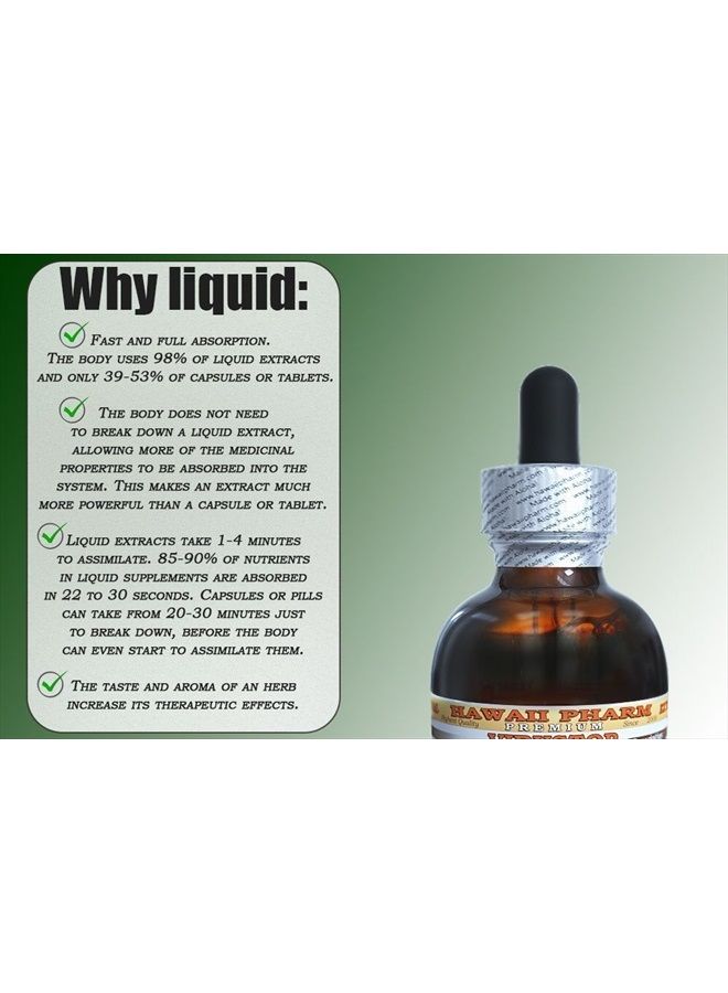 HawaiiPharm Yerba Santa Alcohol-Free Liquid Extract, Yerba Santa (Eriodictyon Californicum) Dried Leaf Glycerite Natural Herbal Supplement, Hawaii Pharm, USA 2 fl.oz - Image 4