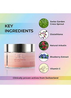 CIEL Skin Brightening Day Cream Spf 15 | For Hydrated Radiant Skin | 50 Gm | 100% Vegan For All Skin Types  - Image 4