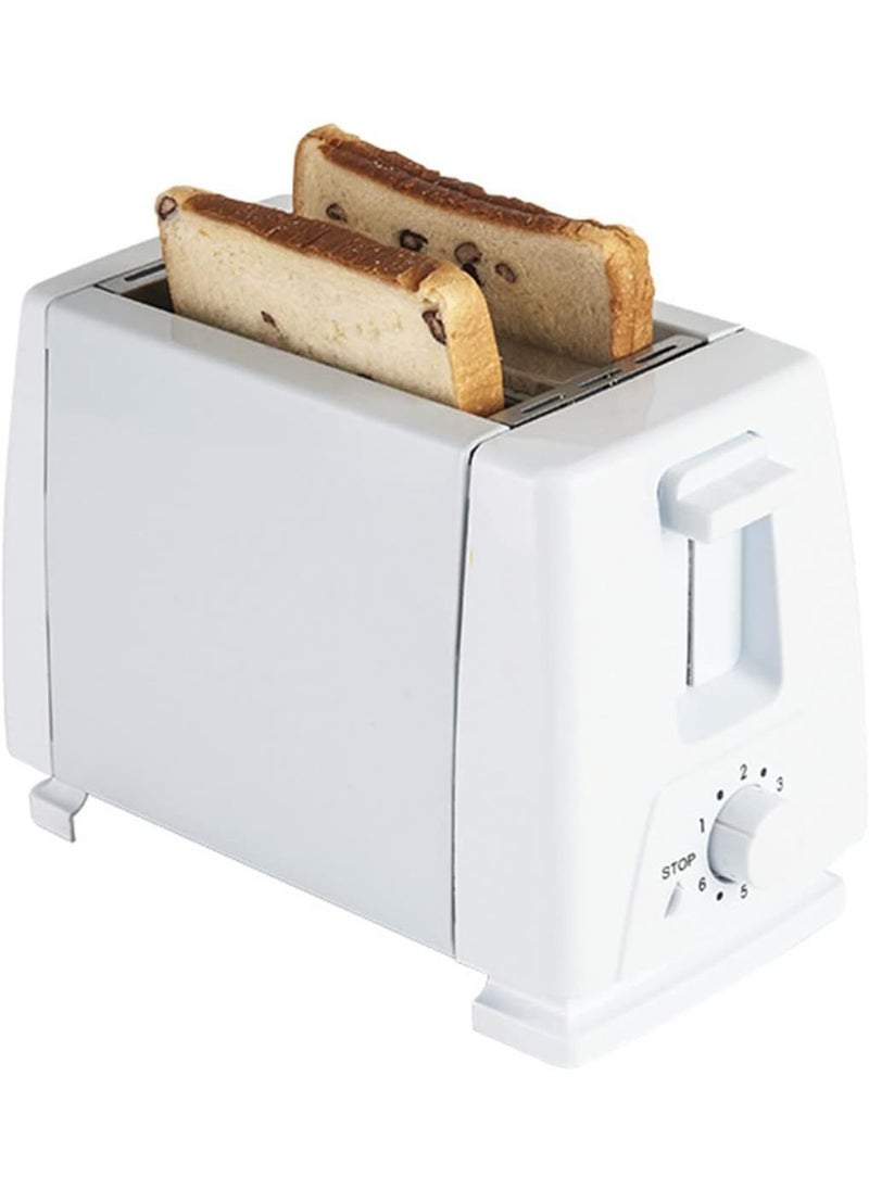 SUKILO 220V Stainless Steel Automatic 2-Slice Bread Toaster with 6-Level Browning Control, Auto Pop-Up & Auto Shut-Off – White  - Image 5