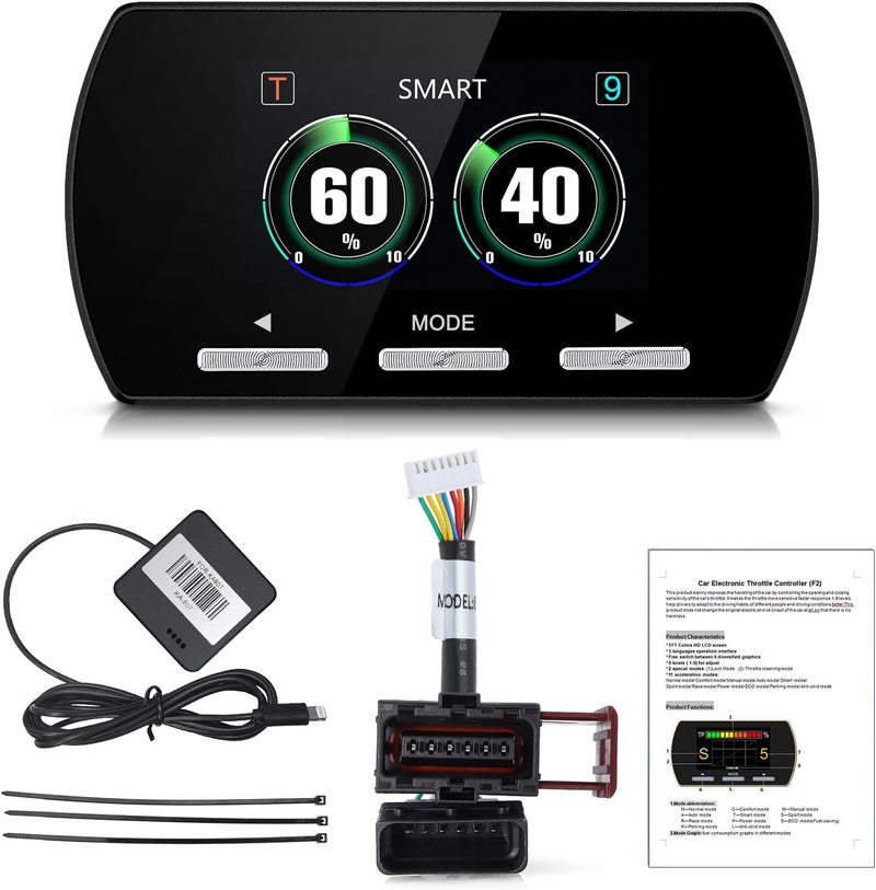 MAIMEIMI Throttle Response Controller with 14 Drive Modes for Dodge Ram 1500, Jeep Wrangler JL, and Nissan Titan - Image 1