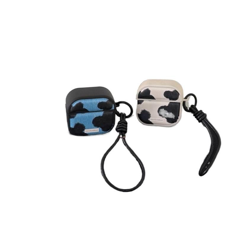 LL Leather Protective Case Compatible with AirPods Pro / AirPods 4 / AirPods 3 with Hard Shell in Black with Scratch Protection and Lightweight Daily Carry - Image 2