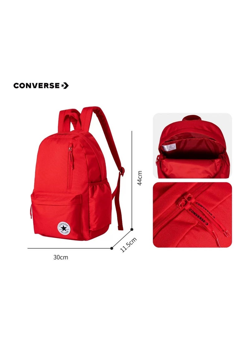 CONVERSE كونفيرس حقيبة ظهر للجنسين بسعة كبيرة مع حجرة للابتوب، حقيبة ظهر مدرسية متعددة الجيوب، حقيبة ظهر كاجوال للمدرسة والسفر والعمل - Image 2